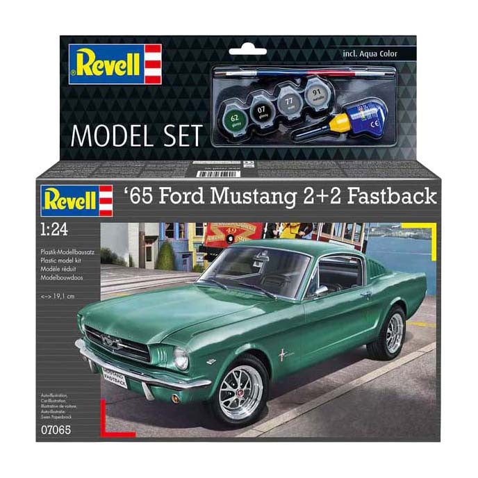 Maquette Revell - 1965 Ford Mustang 2+2 fastback 1:24 - 82 pcs.