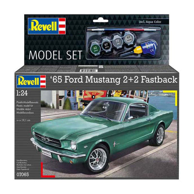 Maquette Revell - 1965 Ford Mustang 2+2 fastback 1:24 - 82 pcs.