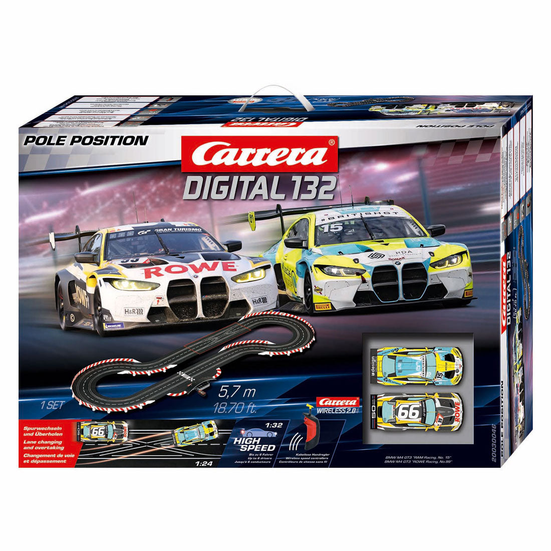 Carrera pole position - piste de course numérique 132