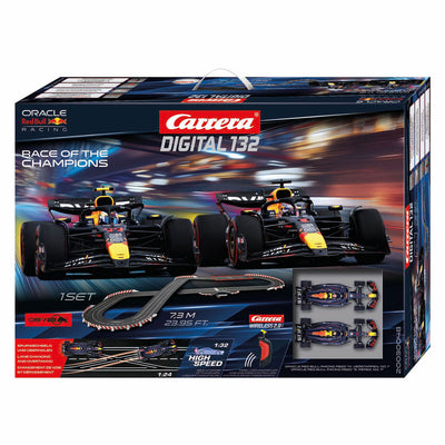 Carrera course des champions - piste de course numérique 132 - rb20 m. verstappen s. perez