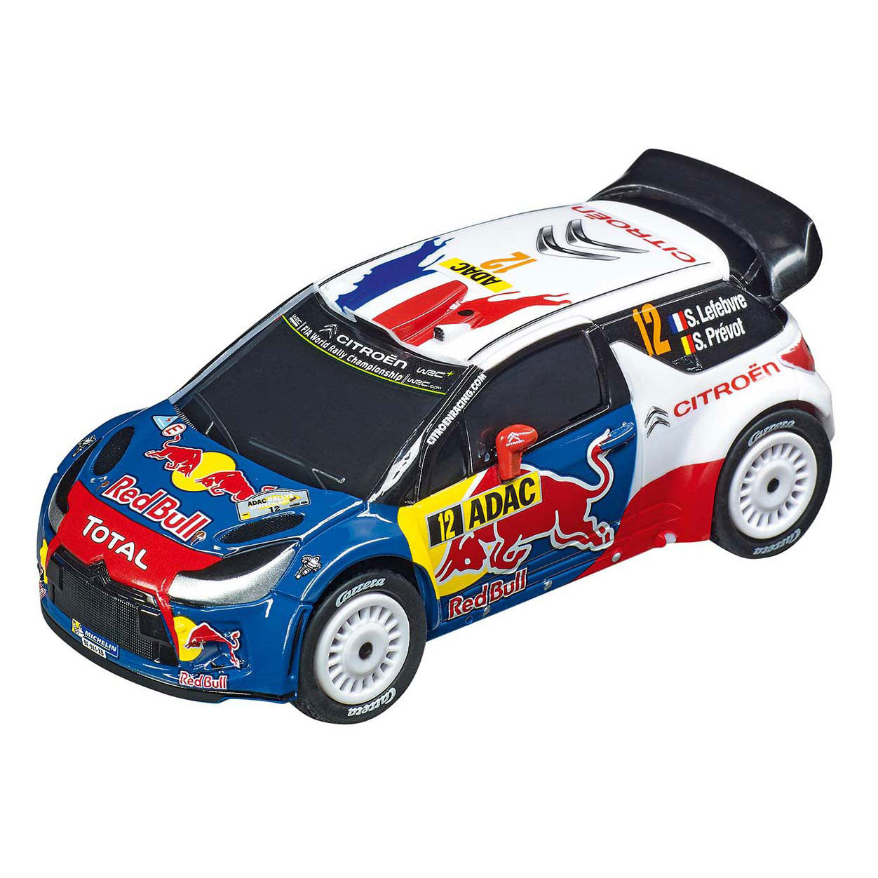Carrera, allez !!! super rallye - piste de course avec 2 voitures - 1:43