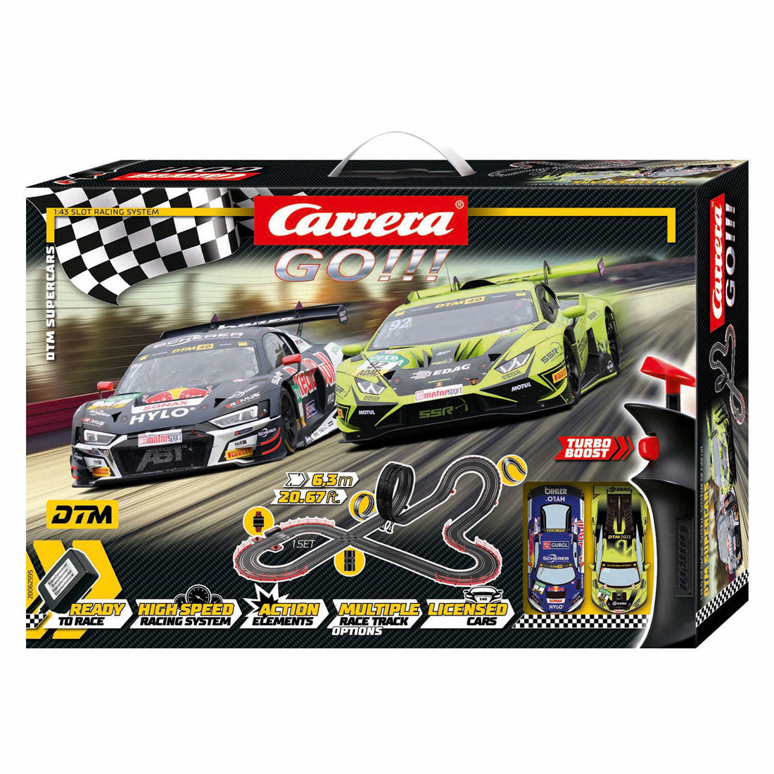 Carrera, allez !!! piste de course - supercars dtm