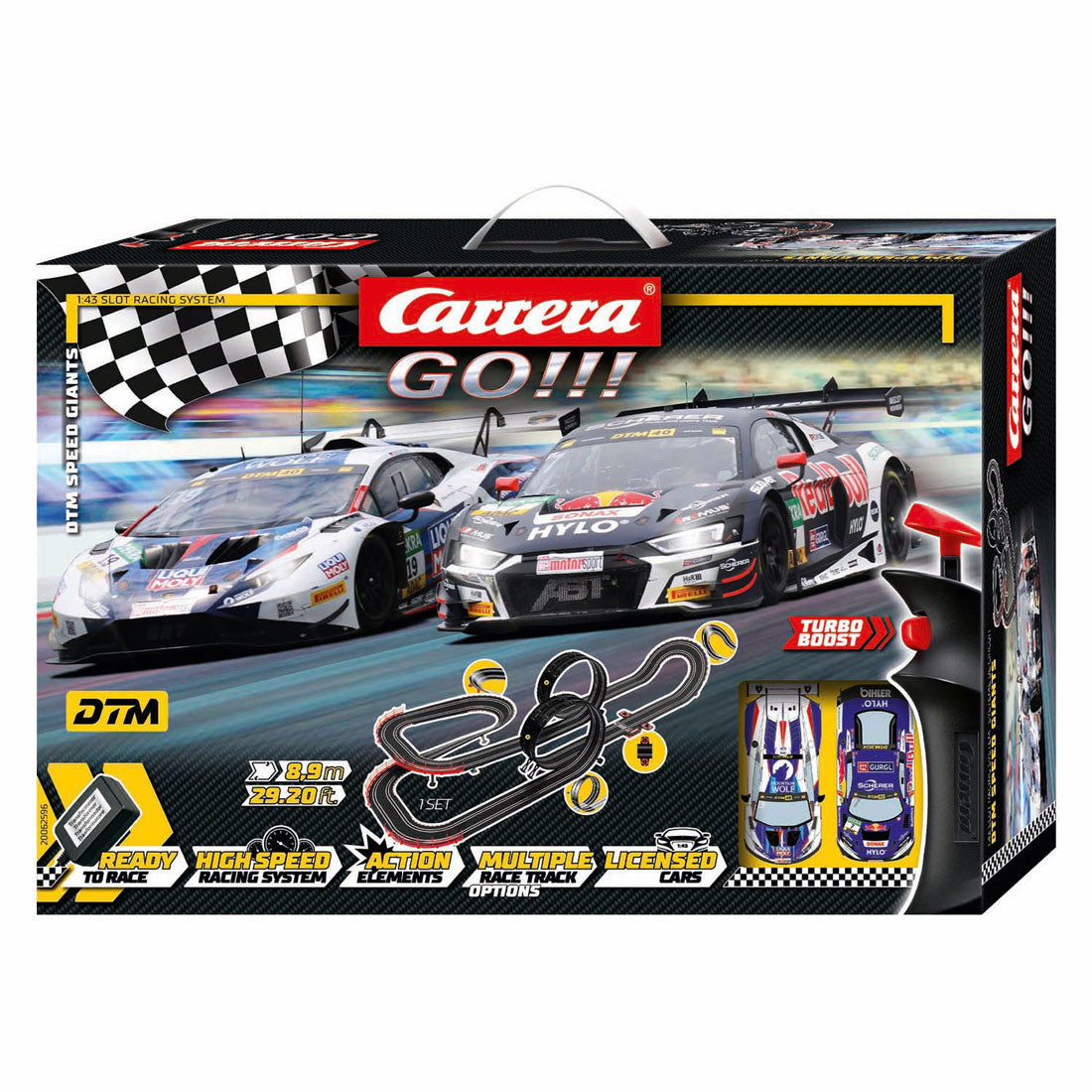 Carrera, allez !!! piste de course - géants de la vitesse DTM