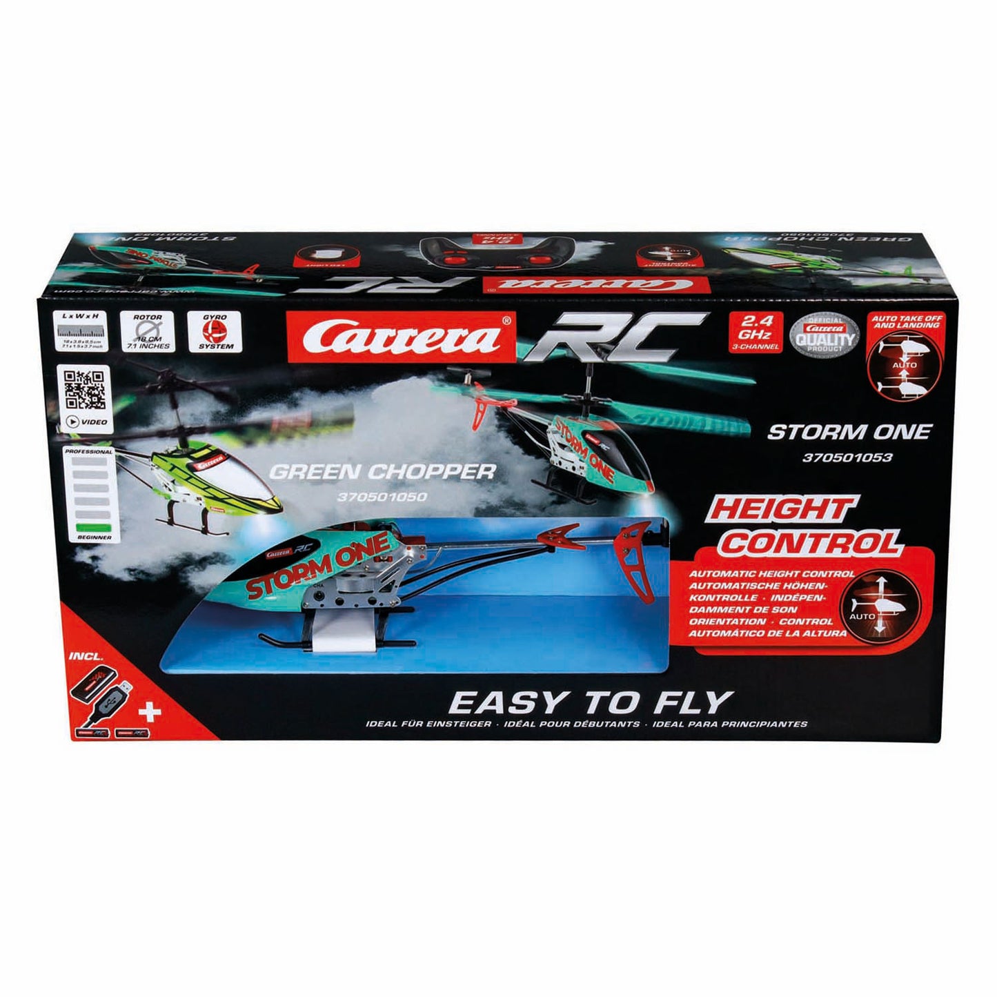 Hélicoptère Carrera RC 2,4 GHz Storm One