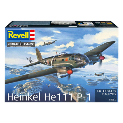 Maquette Revell Heinkel He 111p-1 1:32 - 433 pièces.