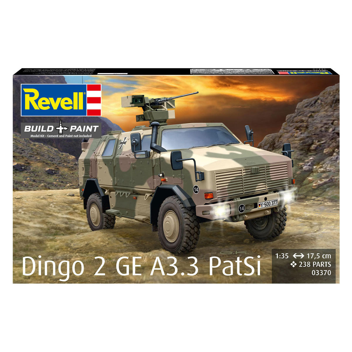 Revell maquette dingo 2 ge a3.3 patsi 1:35 - 238 pcs.