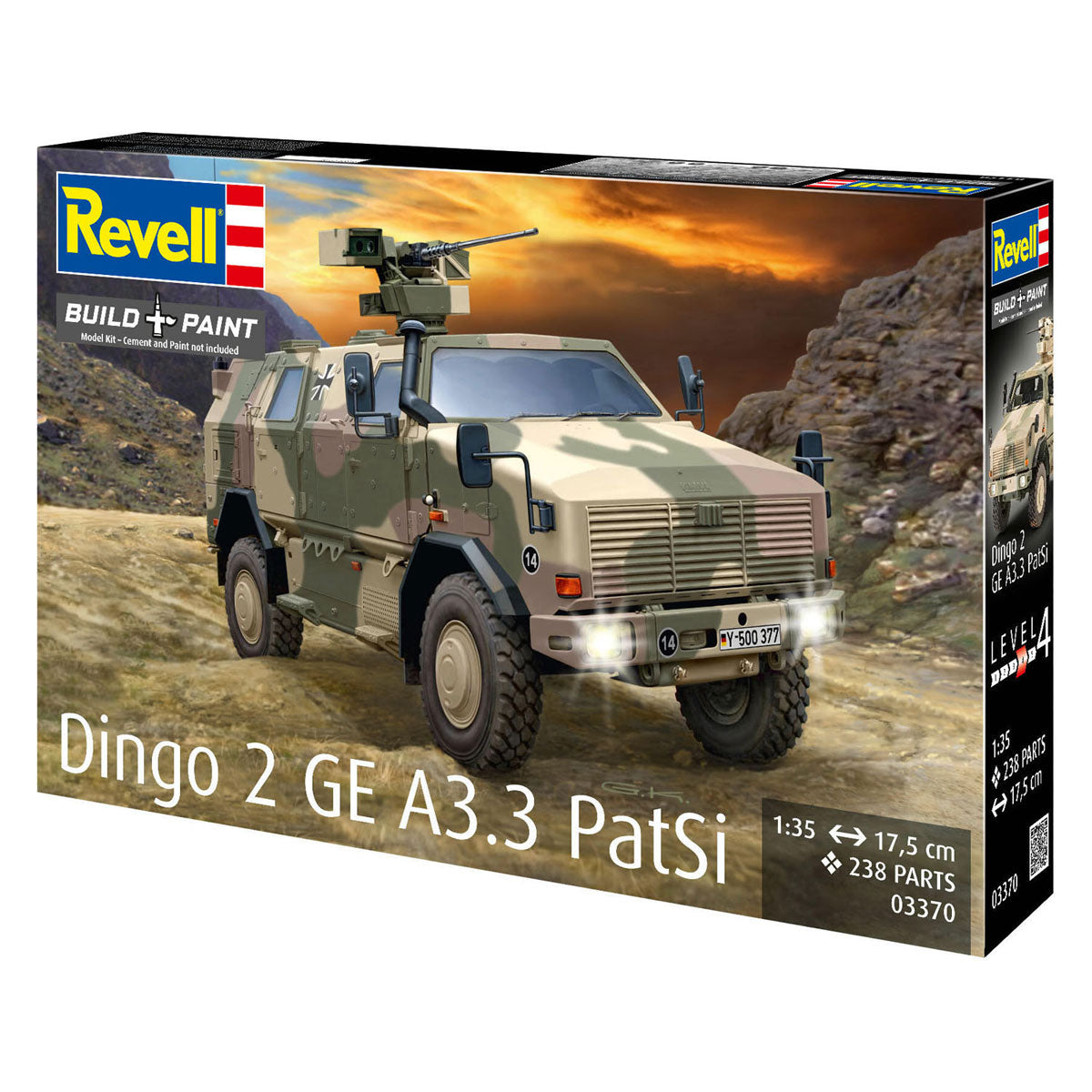 Revell maquette dingo 2 ge a3.3 patsi 1:35 - 238 pcs.