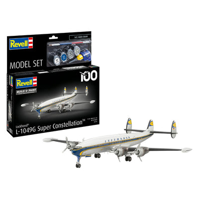 Maquette Revell Lockheed L.1049g Super Constellation Lufthansa 1:144 - 95 pièces.