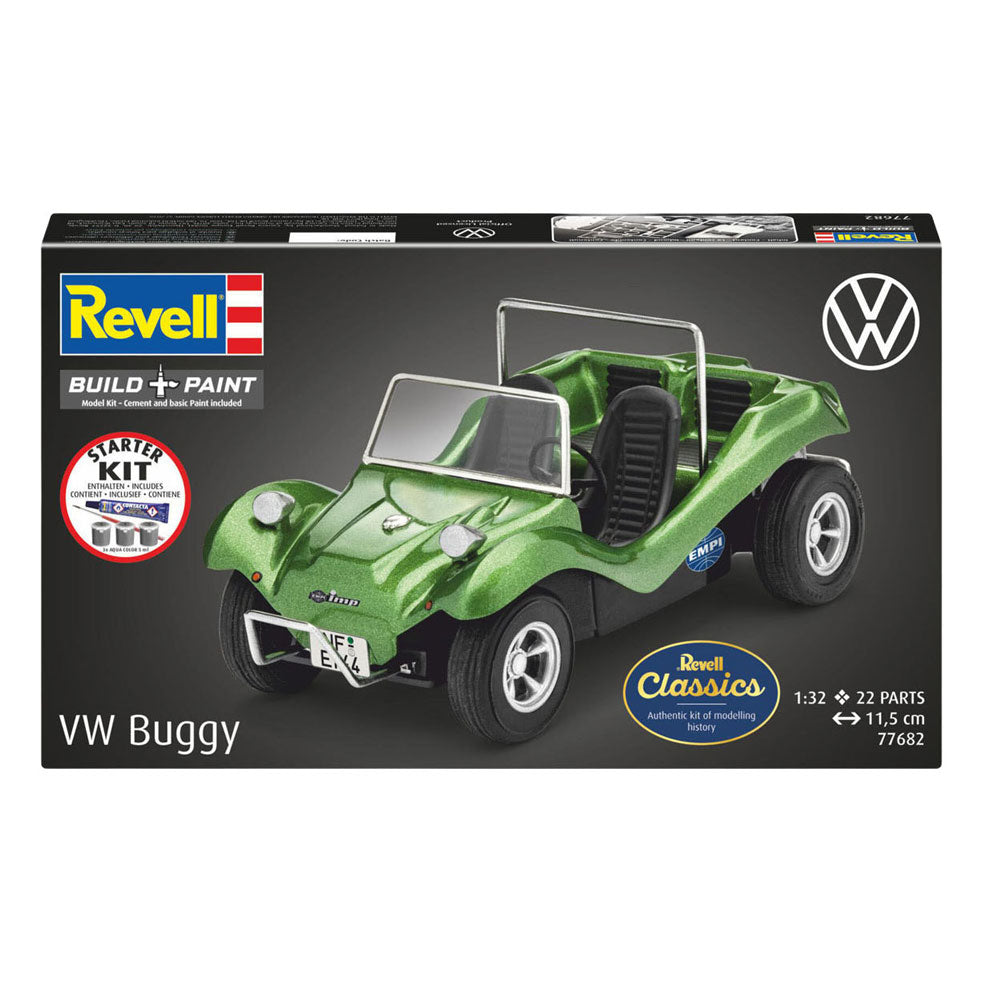 Kit de démarrage Revell Model Kit VW Buggy 1:32 - 22 pièces.