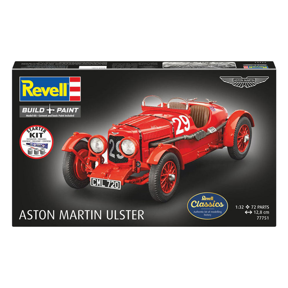 Kit de démarrage Revell Model Kit Aston Martin Ulster 1:32 - 72 pièces.