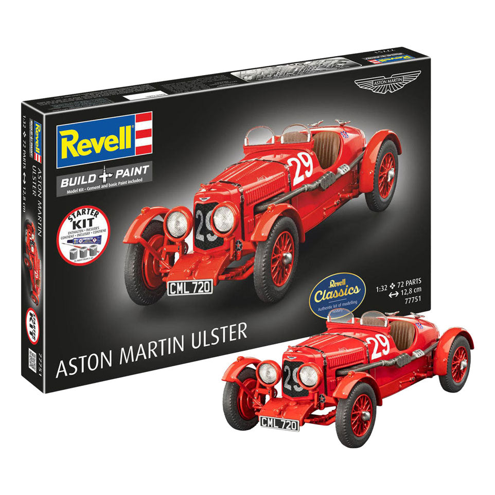Kit de démarrage Revell Model Kit Aston Martin Ulster 1:32 - 72 pièces.