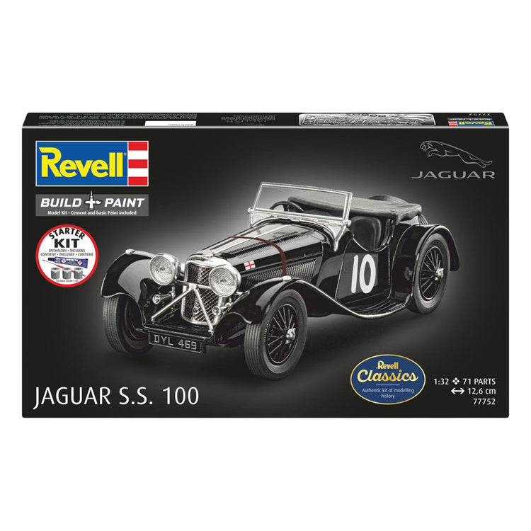 Revell maquette kit de démarrage Jaguar SS 100 1:32 - 75 pcs.