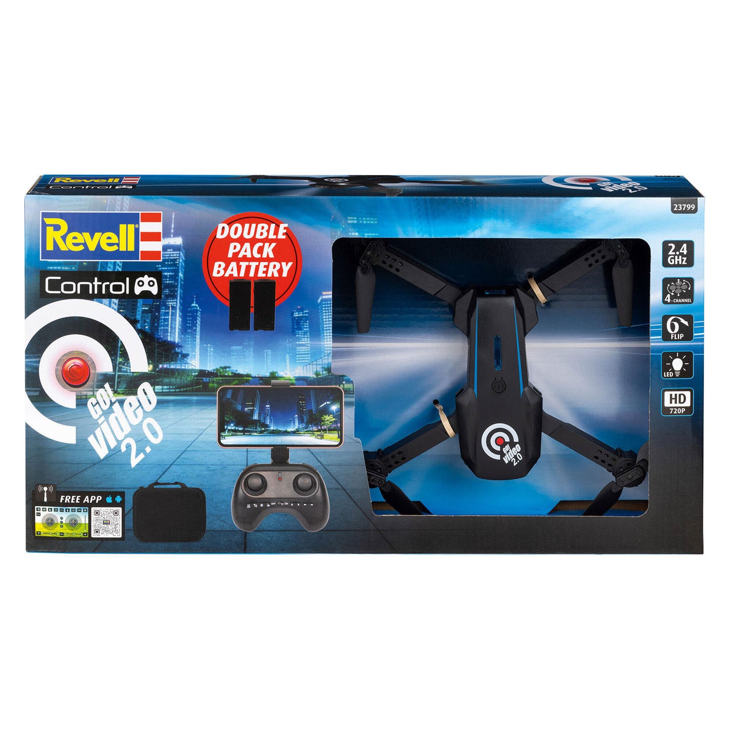 Quadrocopter Revell RC 2,4 GHz, c'est parti ! vidéo 2.0