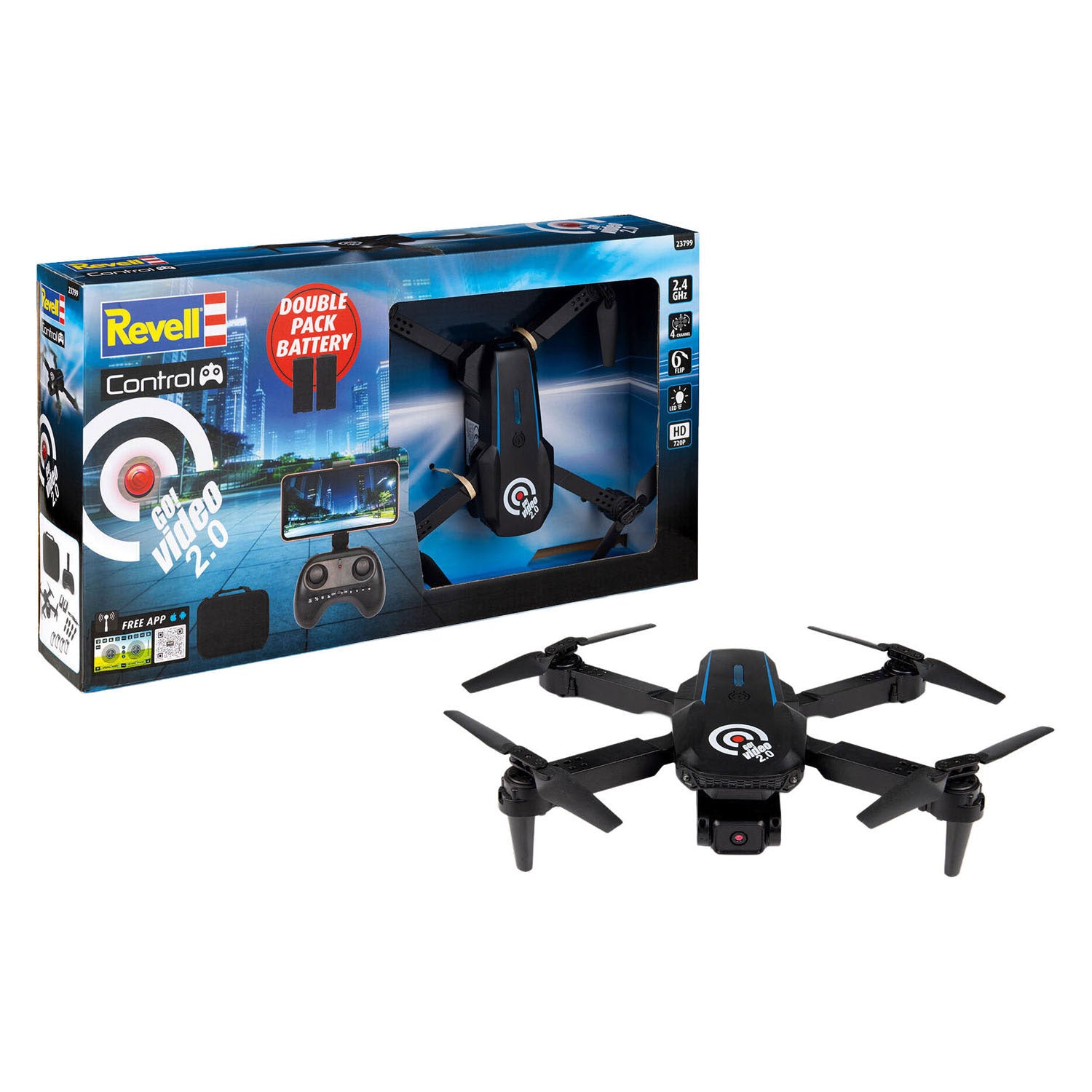 Quadrocopter Revell RC 2,4 GHz, c'est parti ! vidéo 2.0