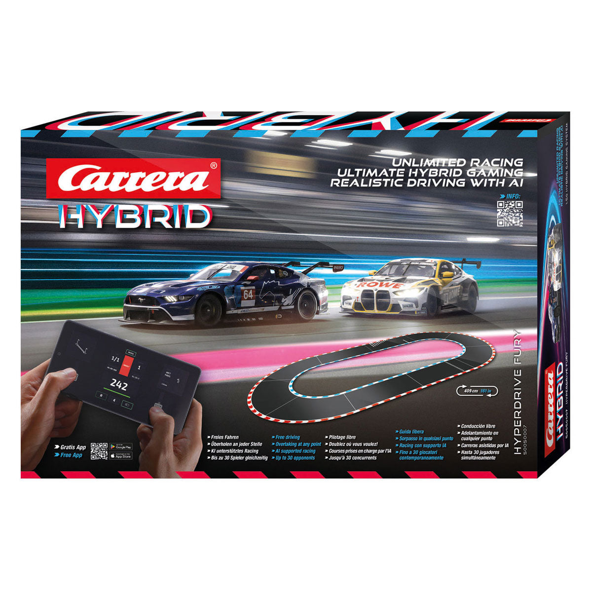 Carrera Hybrid Race Track Hyperdrive Fury - 1:50
