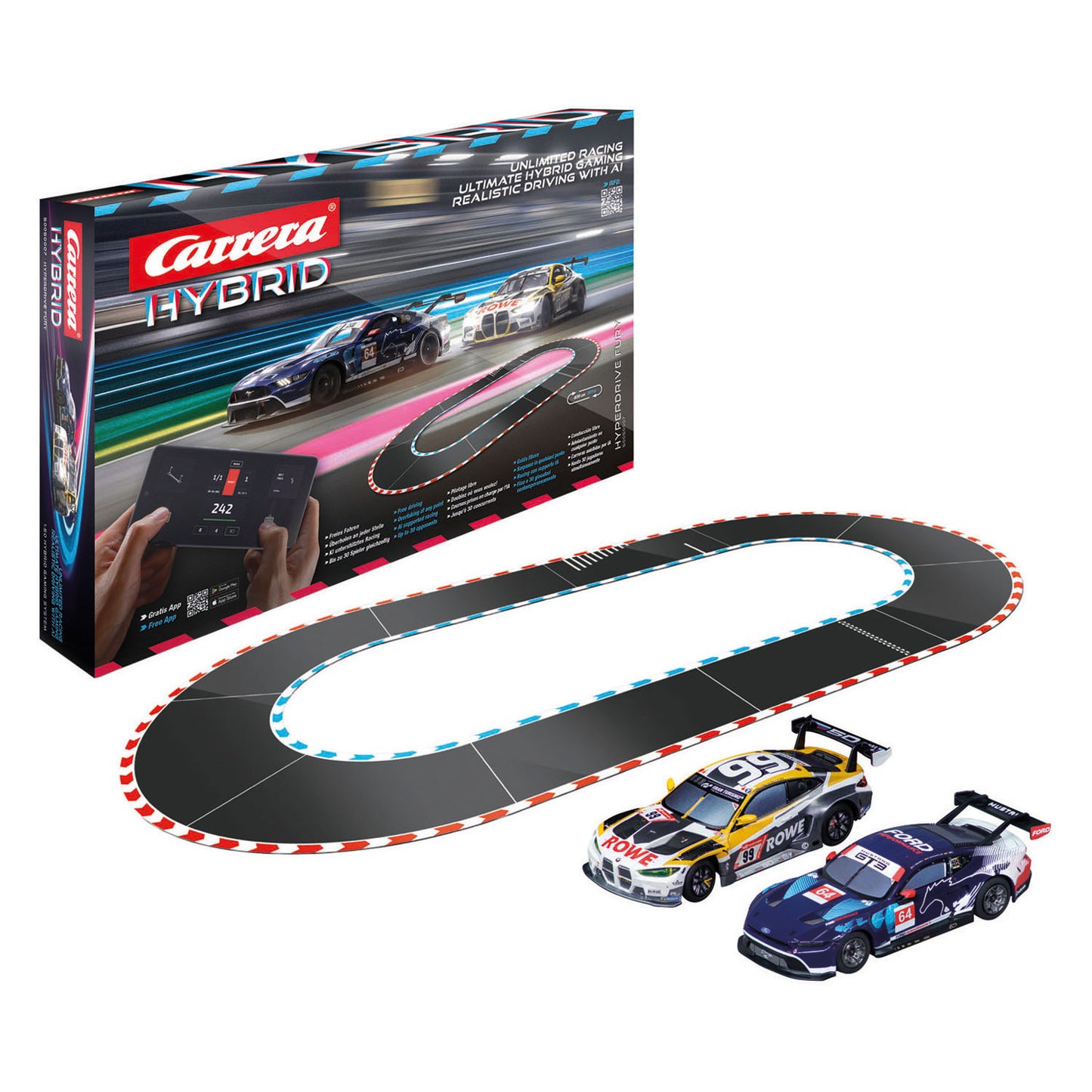 Carrera Hybrid Race Track Hyperdrive Fury - 1:50