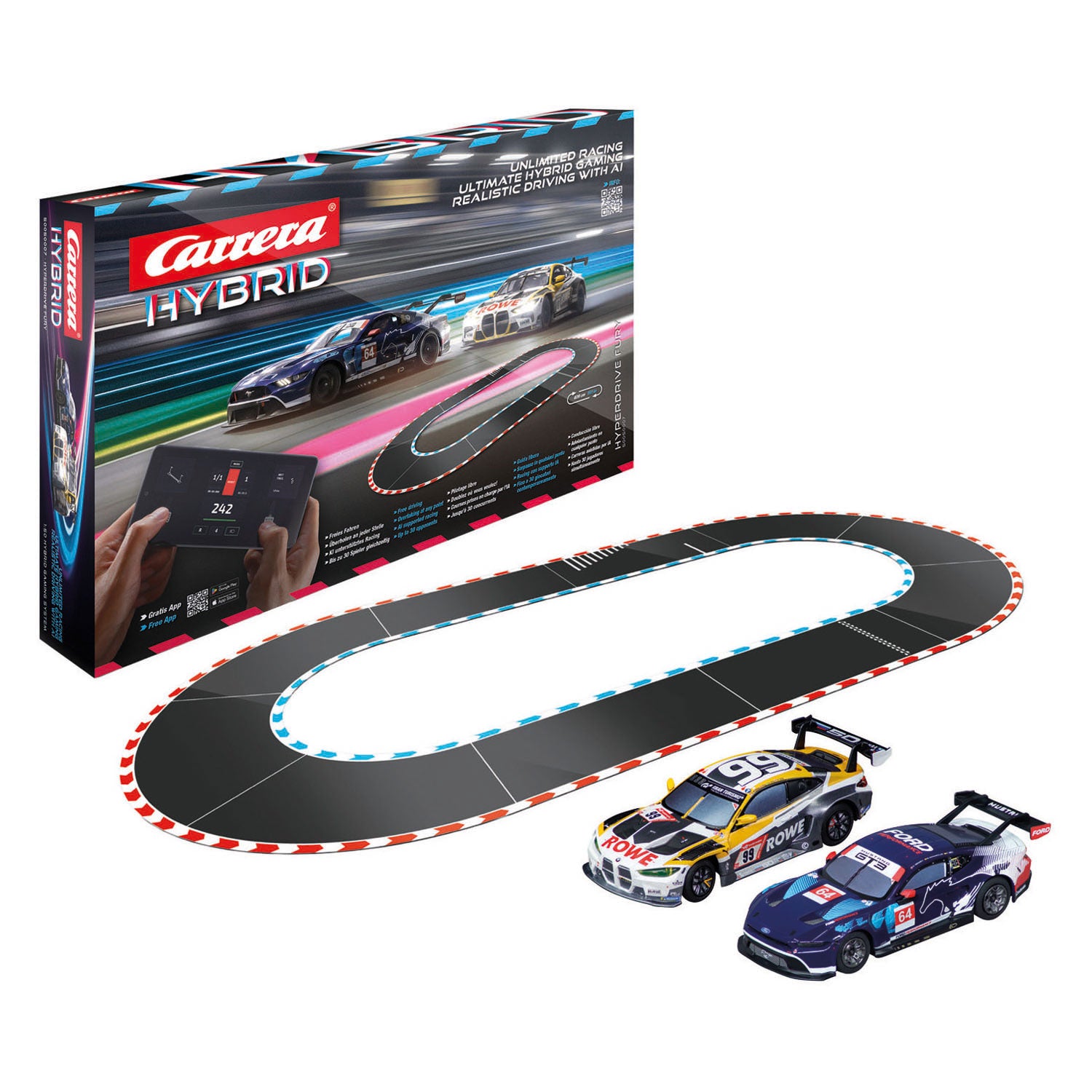 Carrera Hybrid Race Track Hyperdrive Fury - 1:50