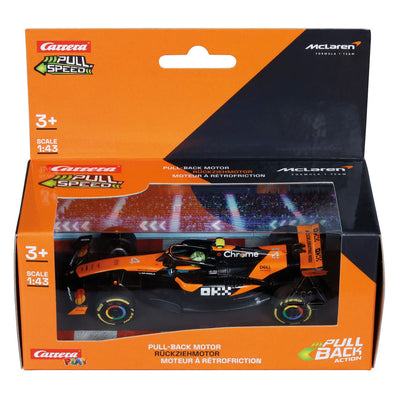 Carrera tirer les voitures de vitesse mclaren mcl39 l. Norris, n°4 - 1:43