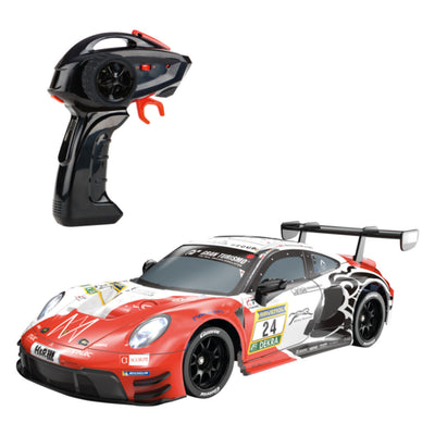 Carrera rc 2.4ghz porsche 911 gt3 r lionspeed gp, n°24 - 1:16