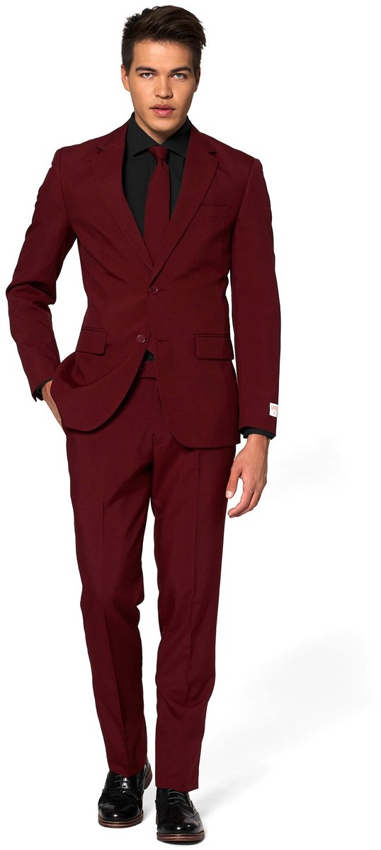Opposuits bordeaux flamboyant - costume homme - rouge bordeaux - taille 54