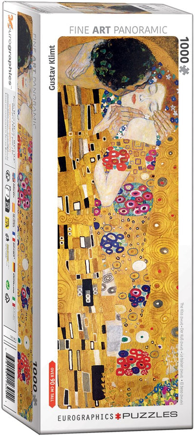 Puzzle Eurographics le détail du baiser 1000 pièces Gustav Klimt.