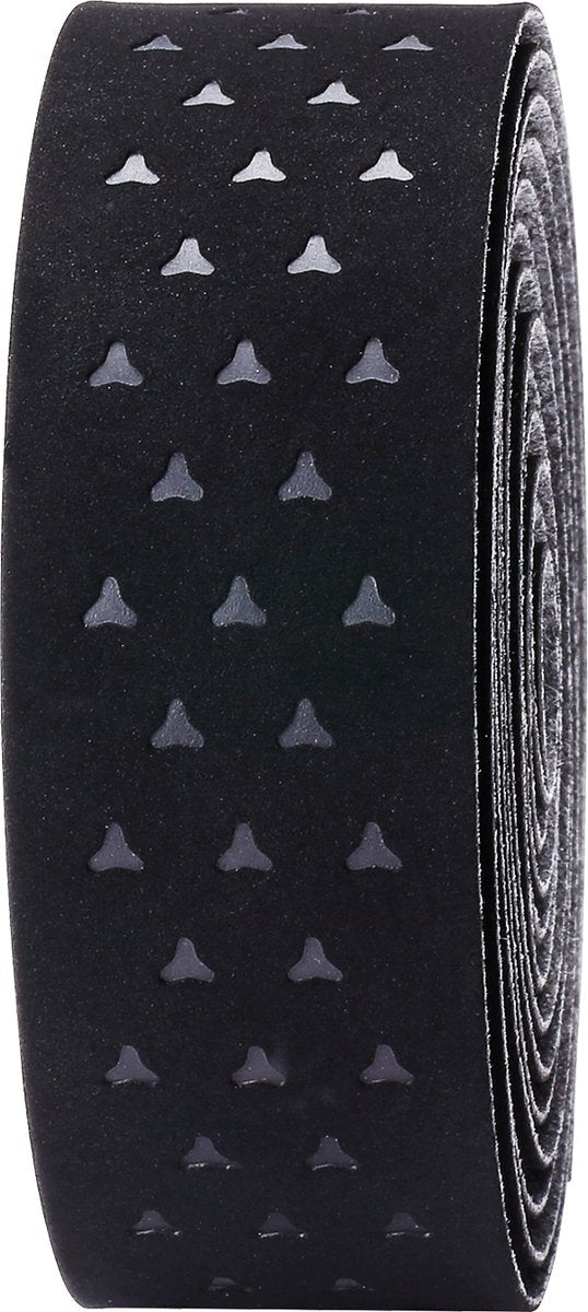 Ruban de guidon Bbb Cycling pour vélo de course avec amortissement supplémentaire - longueur : 200 cm - épaisseur : 2,5 mm - incl. capuchons de guidon - noirs - royalribbon gel bht-18