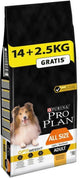 Pro plan proplan légèrement stérilisé - croquettes de dinde - pour chien adulte - 14 + 2,5 kg