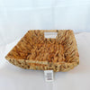 Panier Baskin jacinthe recouvert de tissu 25x25x8cm