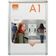 Cadre clic nobo aluminium a1 argent