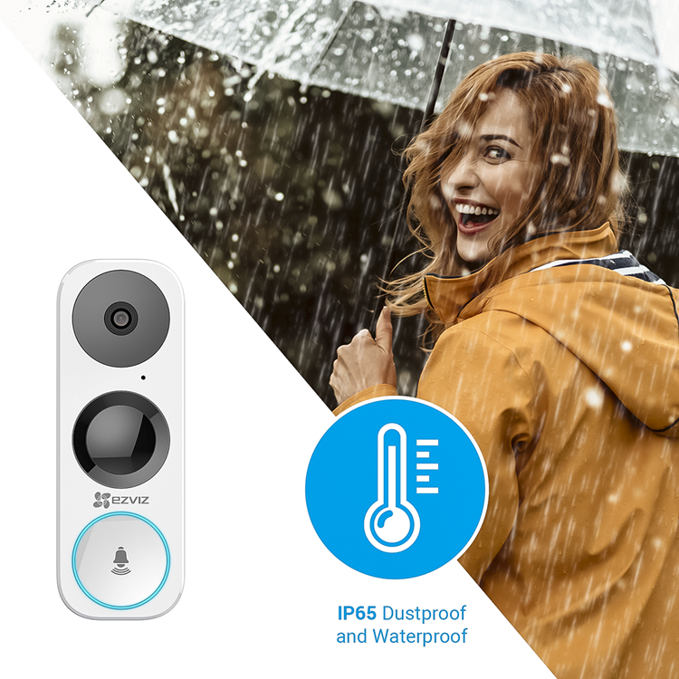 Ezviz 1066445 - sonnette db1 cs-db1-a0-1b3wpfr | 1 pièce