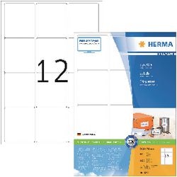Étiquettes d'adresse Herma blanches 63,5x72 premium a4 1200 pcs.
