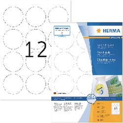 Herma étiquettes mobiles rondes 60 100 feuilles din A4 1200 pièces 4477