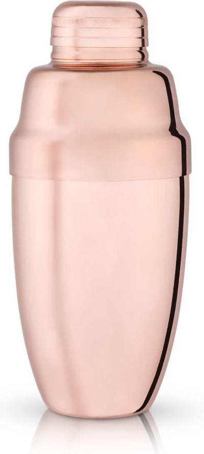 Shaker à cocktail lourd Viski - acier inoxydable - couleur cuivre - 500ml