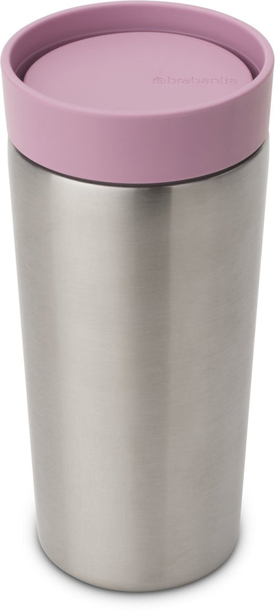 Brabantia make take tasse thermos - tasse à café à emporter - 360 ml - rose lilas