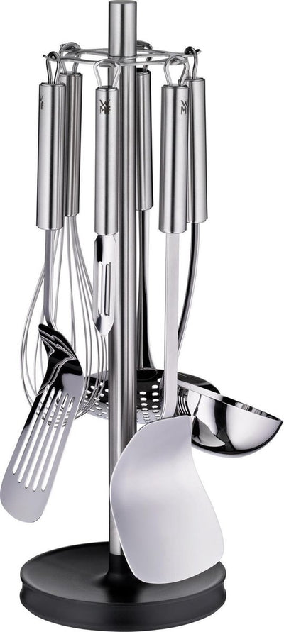 WMF profi plus - set d'ustensiles de cuisine - 7 pièces - acier inoxydable - complet - durable