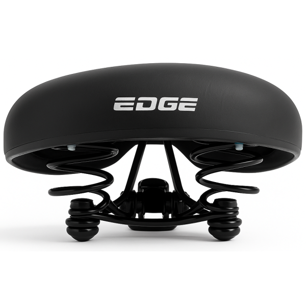 Edge Fietszadel City Black (emballage d'atelier)