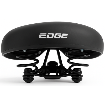 Edge Fietszadel City Black (emballage d'atelier)
