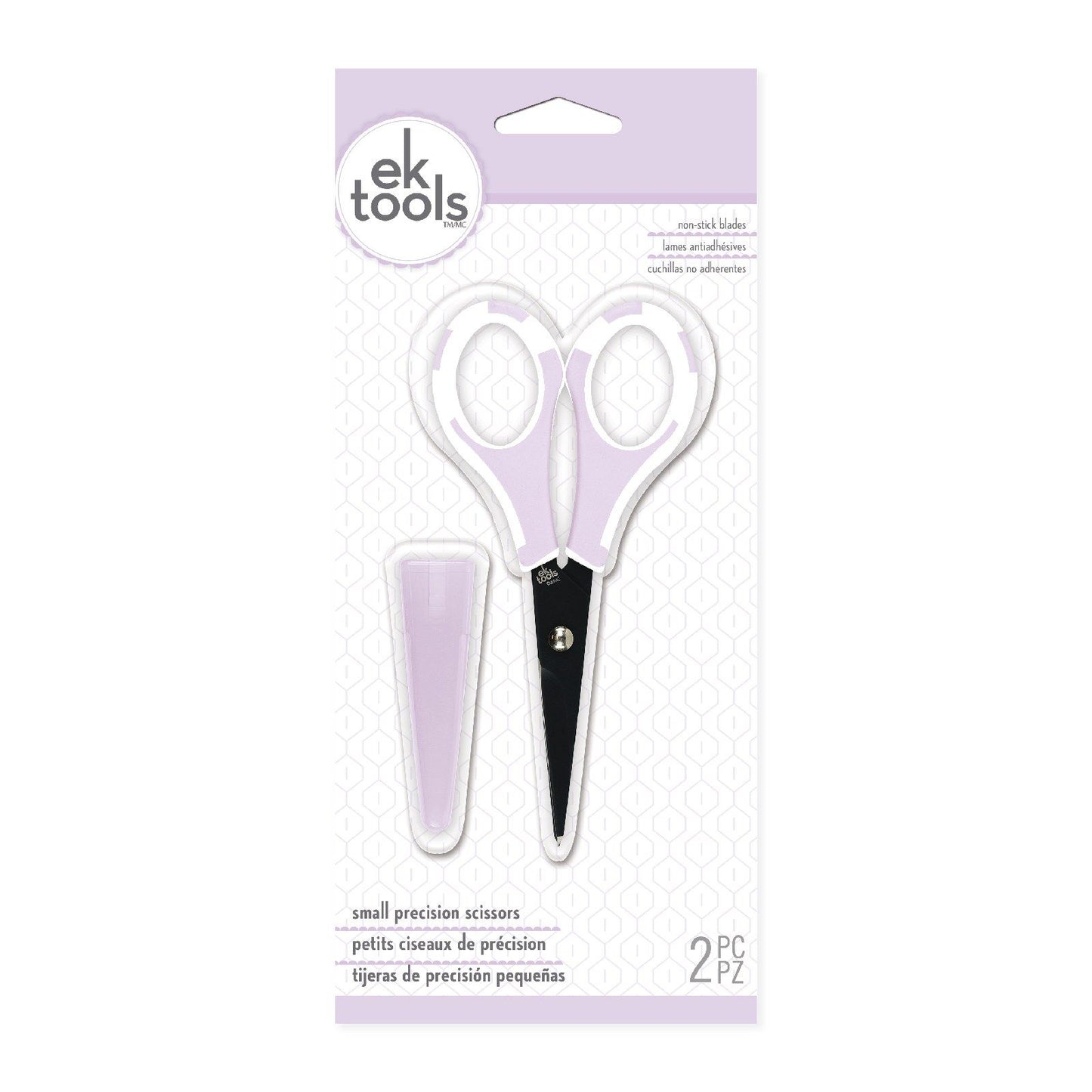 Ek tools • petits ciseaux de précision lilas