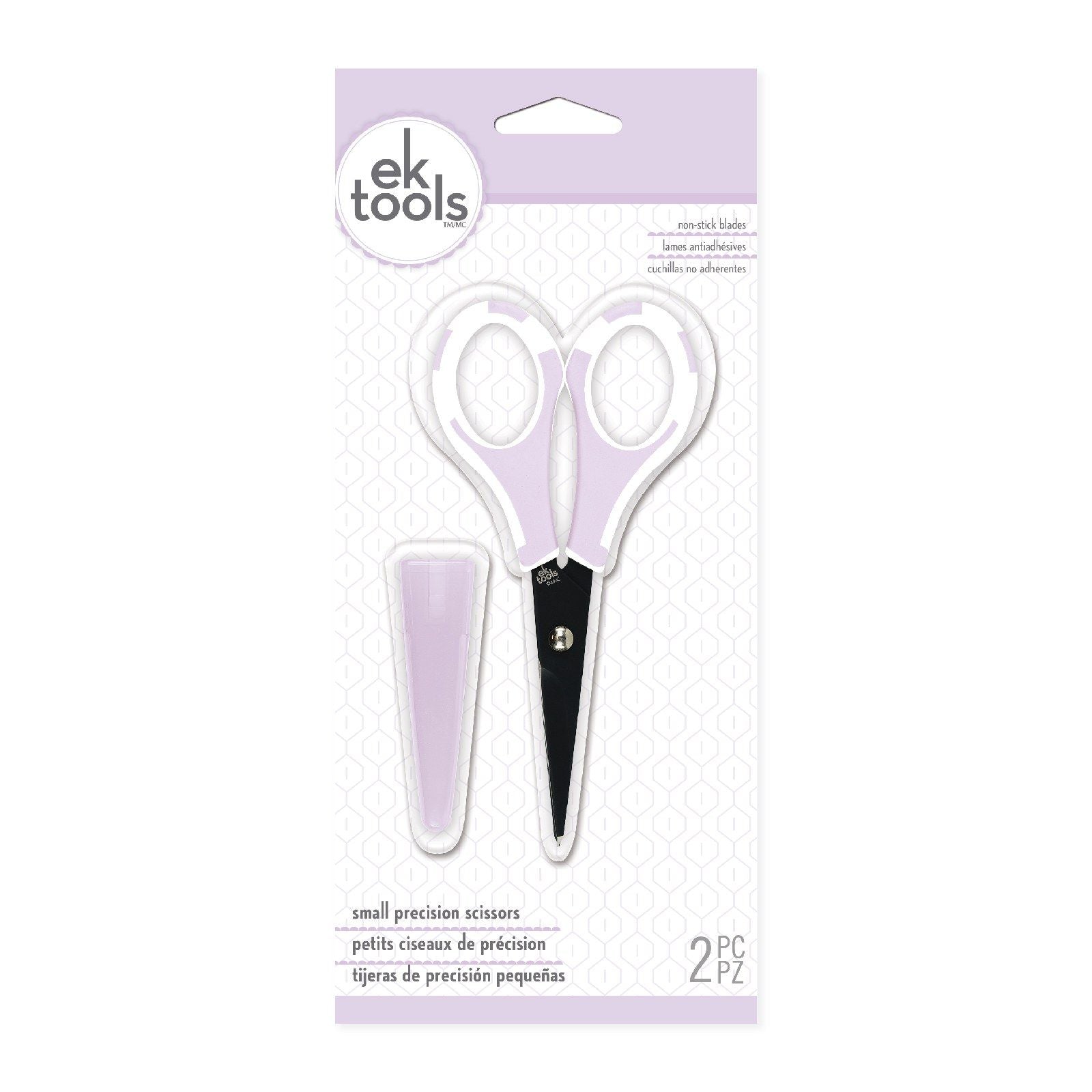 Ek tools • petits ciseaux de précision lilas