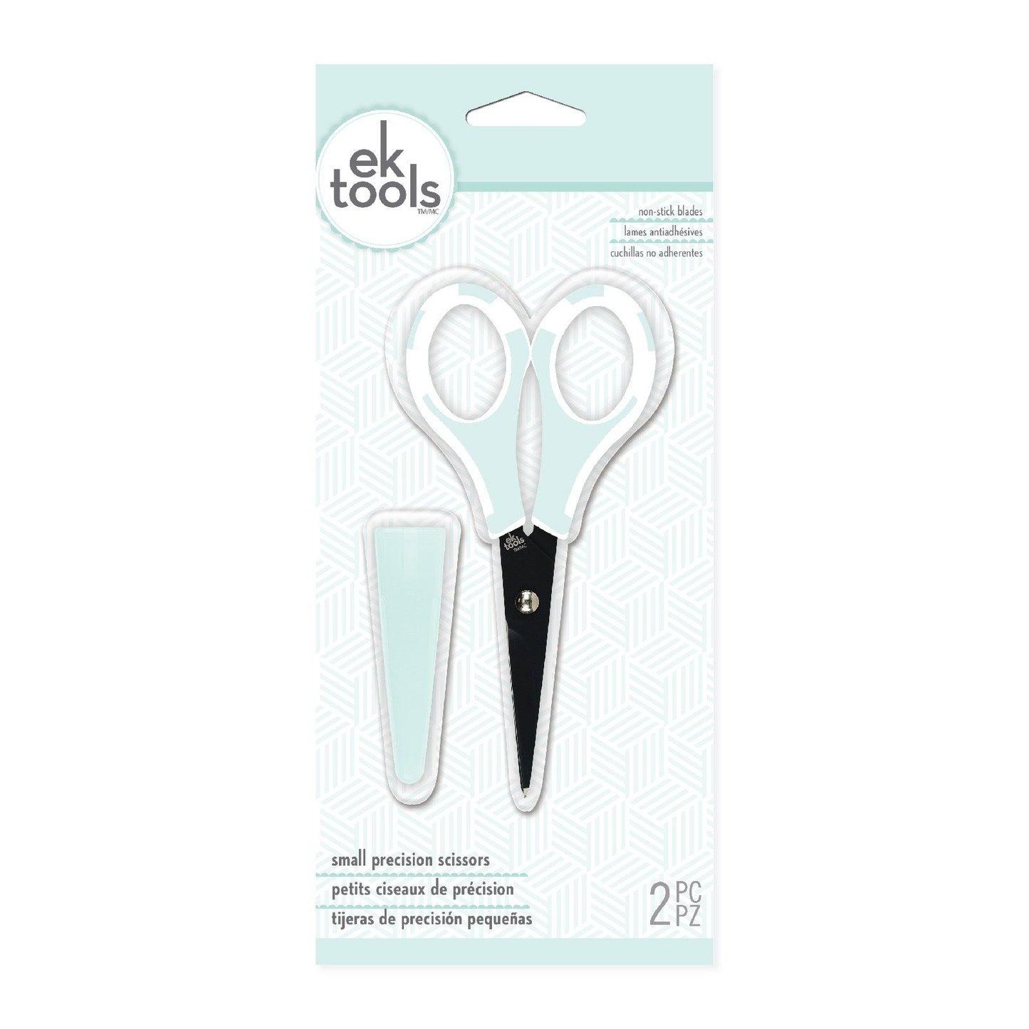 Ek tools • petits ciseaux de précision menthe