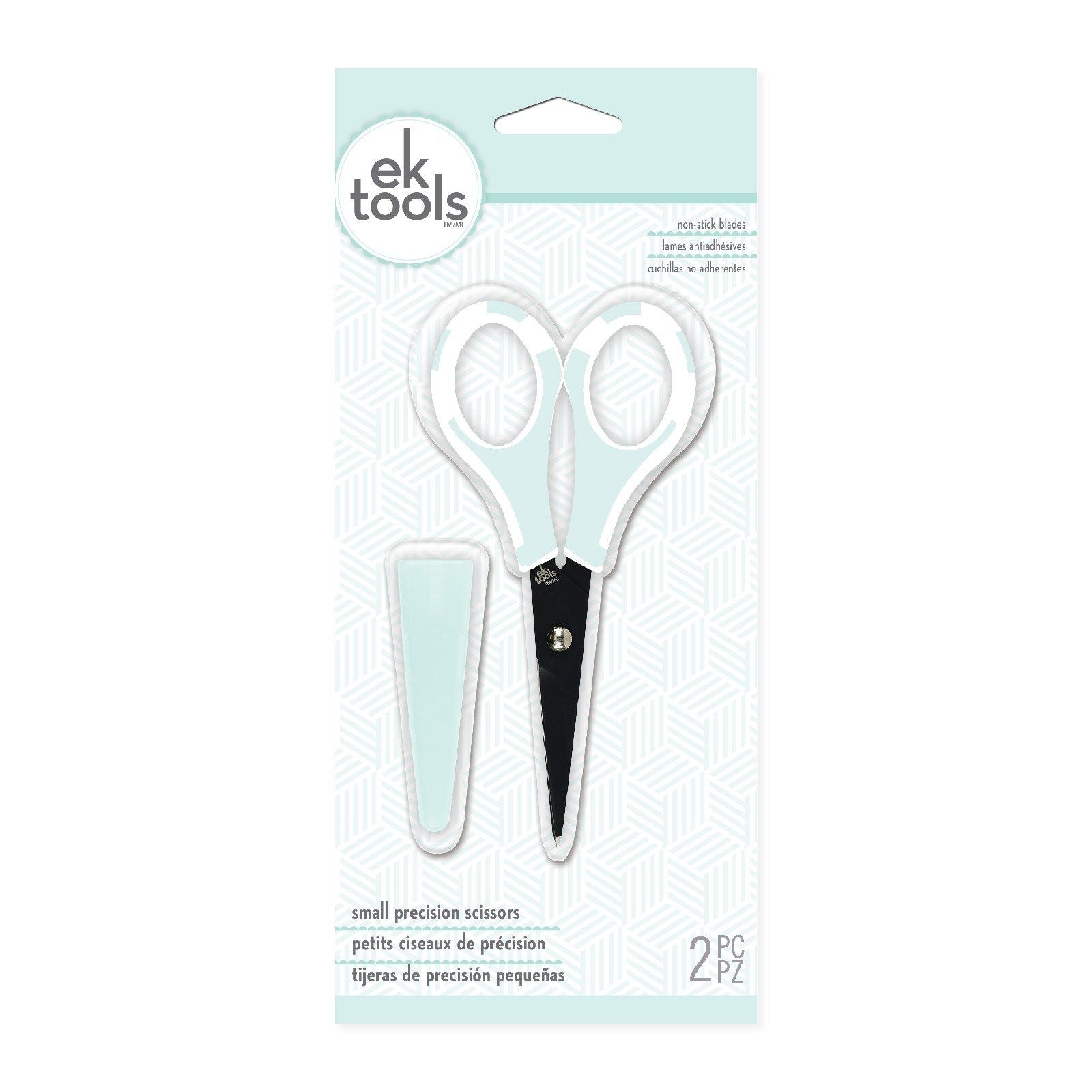 Ek tools • petits ciseaux de précision menthe