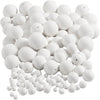 Boules d'entreprise Creativ, d 12+15+20+30+40+50 mm, blanches, 240 pièces 1 boîte
