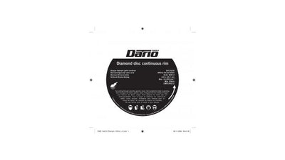 Outils Dario Dario Tools Diamond Sharp Full. 125 mm