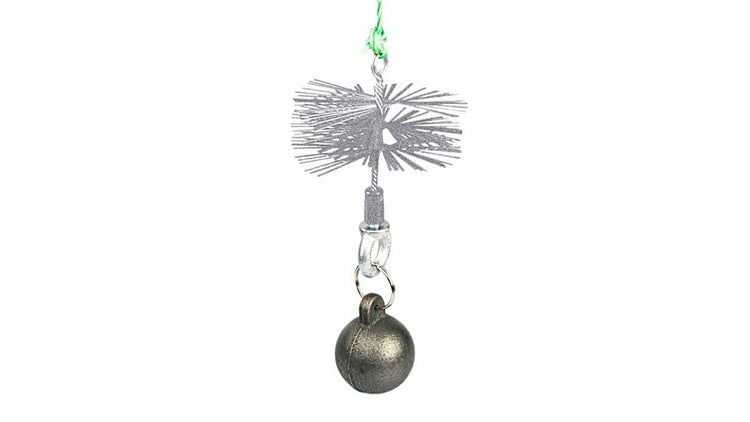 Tools Dario Tools Dario CMB207510 Kit de balayage de cheminées sans pinceau avec une balle de 2 kg