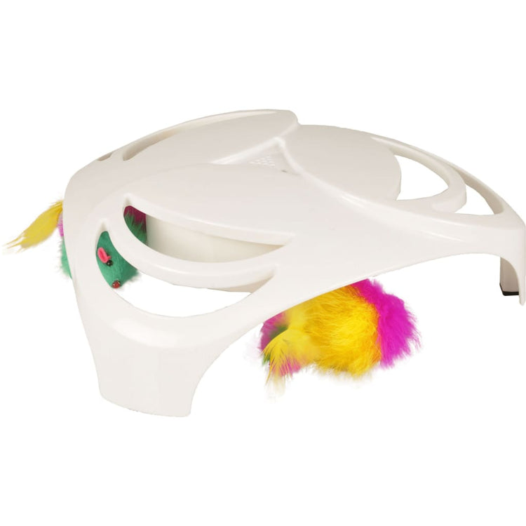 Flamingo Flamingo Cat Role Toys Helico 25x25x8 cm blanc