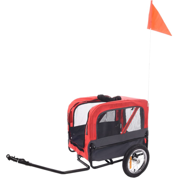 Flamingo Flamingo Dog Bike Cart Romero 59.5x43x51 cm rouge