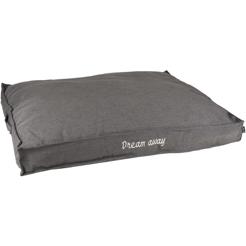 Flamingo Flamingo Dog Cushion avec fermeture à glissière à l'extérieur 100x70 cm Gray