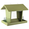 Flamingo Flamingo Bird Feed House avec Silo Mado Green