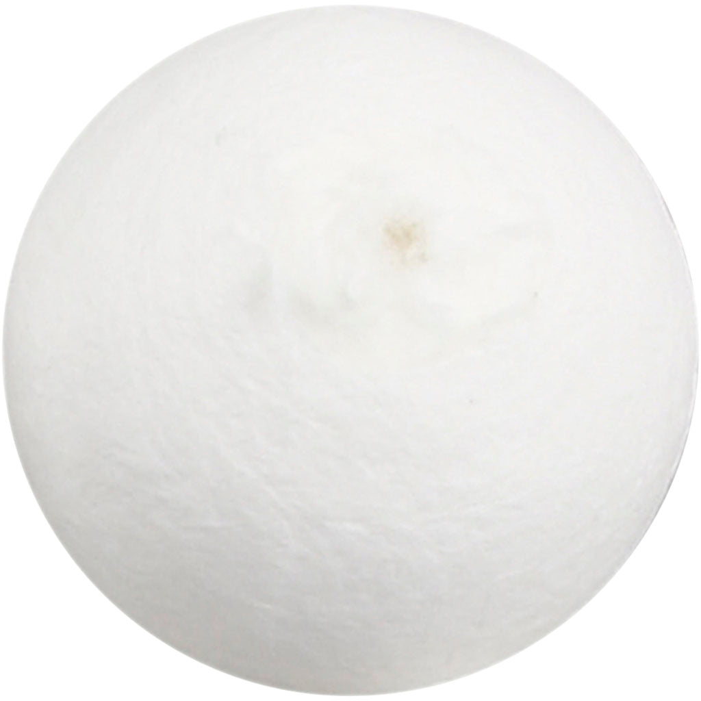 Boules Creativ company, d 40 mm, blanches, 100 pièces, 1 boîte