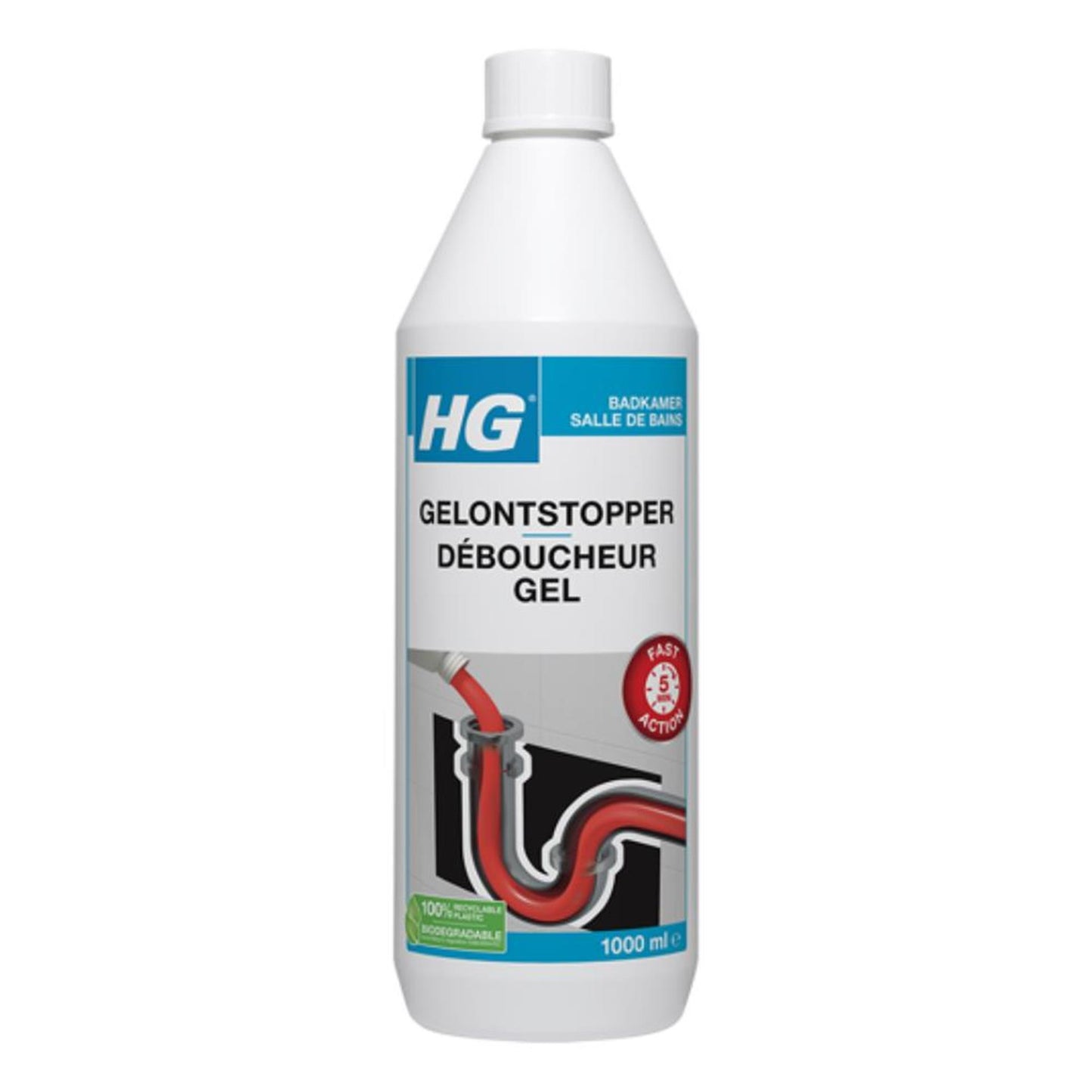 Hg gel déboucheur 1l